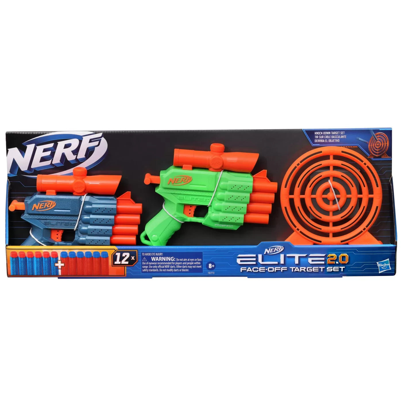 Nerf blaster nerf set elite 2.0 face off target set