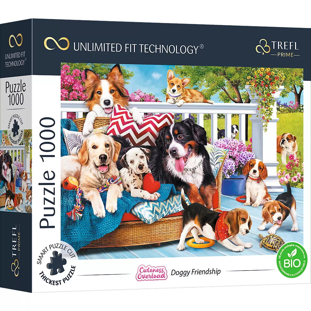 Puzzle trefl uft 1000 prietenia catelusilor
