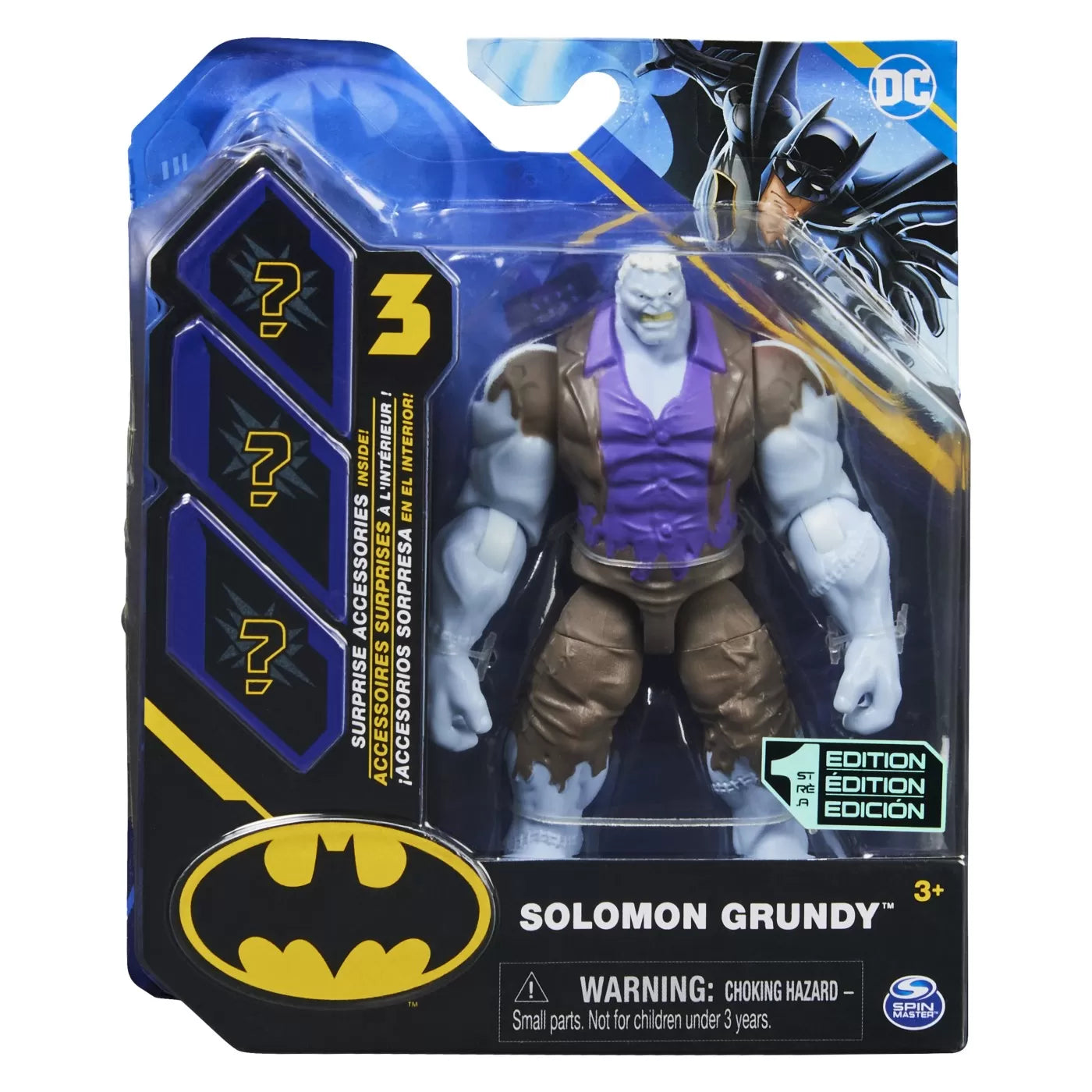 Figurina solomon grundy articulata 10cm cu 3 accesorii surpriza