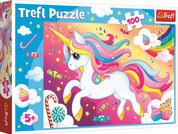 Puzzle trefl 100 frumosul unicorn
