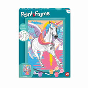 Picteaza si inrameaza unicornul magic