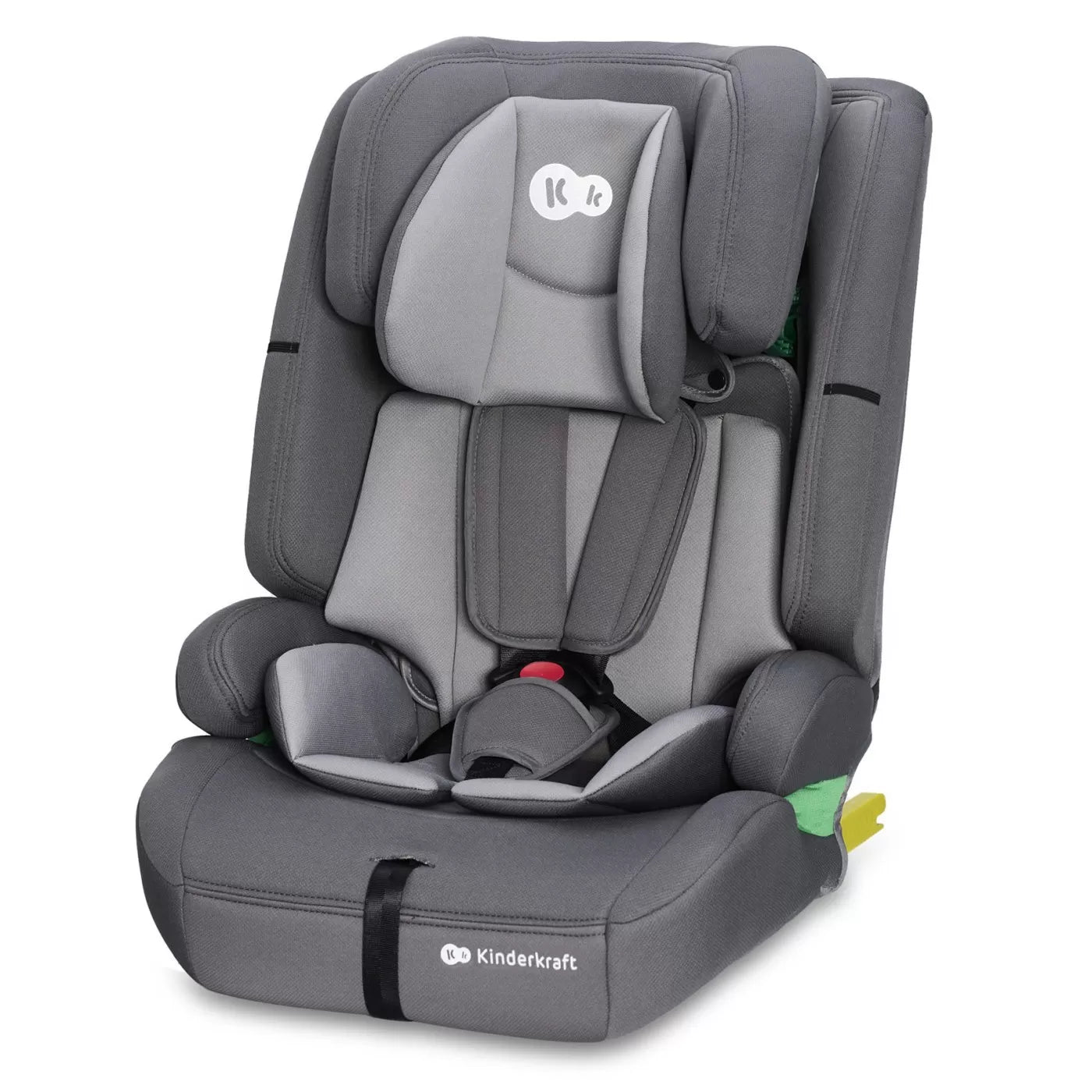 Scaun auto i-size, 76-150 cm, kinderkraft safety fix 2, grey