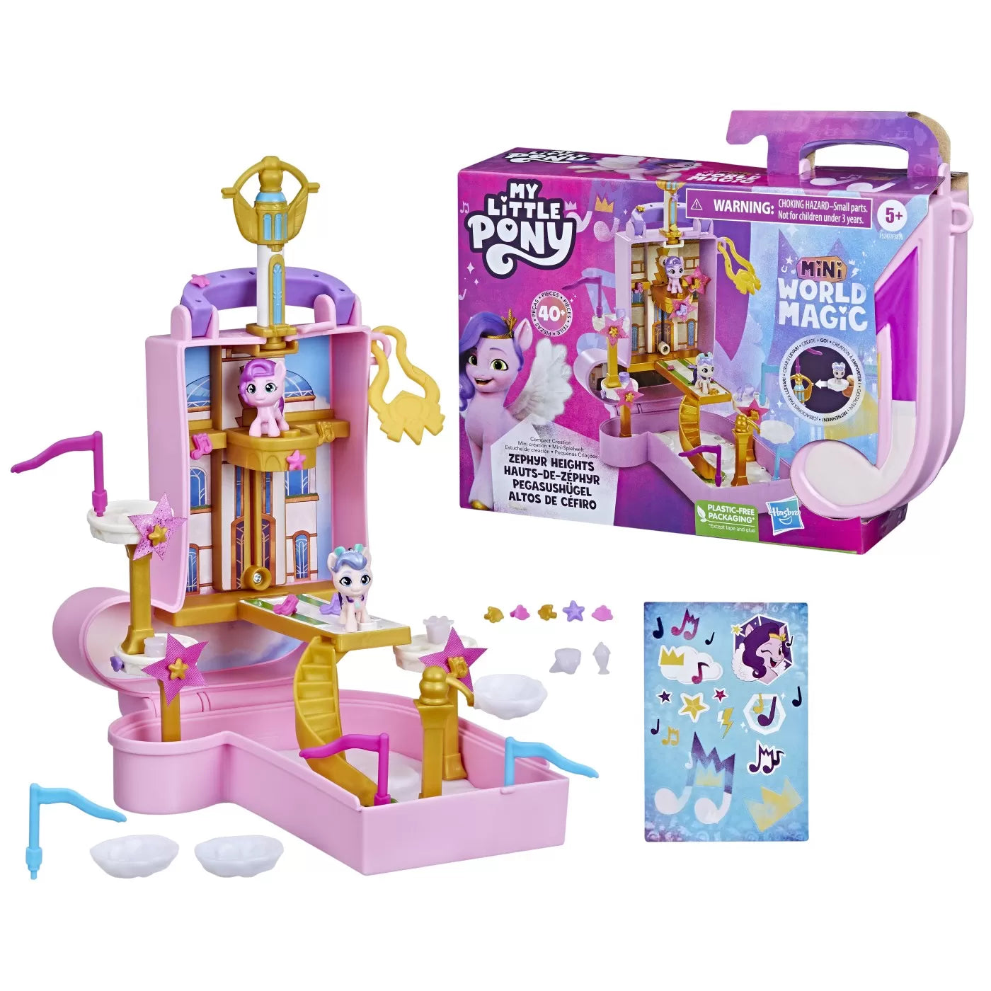 My little pony mini world magic set de joaca compact creation zephyr heights