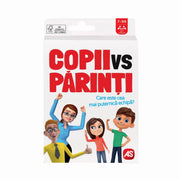 Joc de carti copii vs parinti