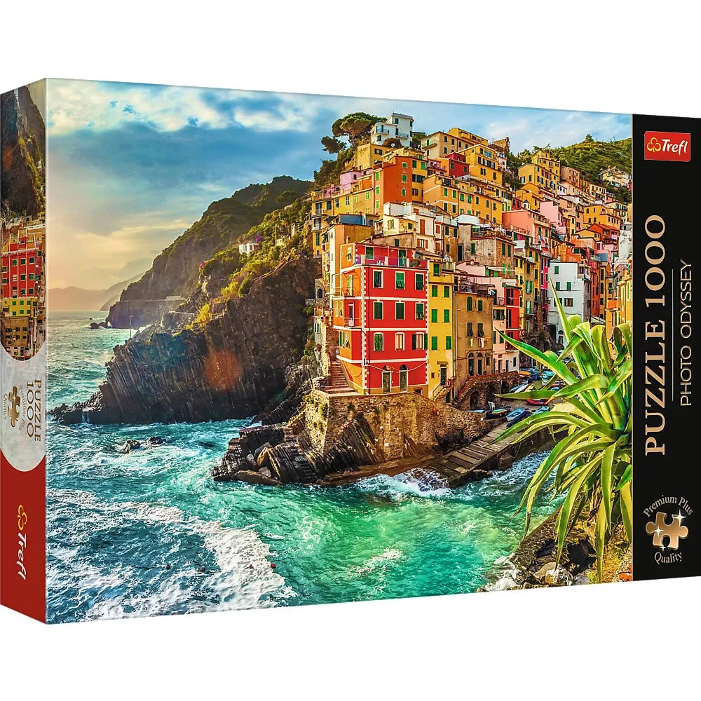 Puzzle trefl 1000 premium plus photo odyssey orasul riomaggiore
