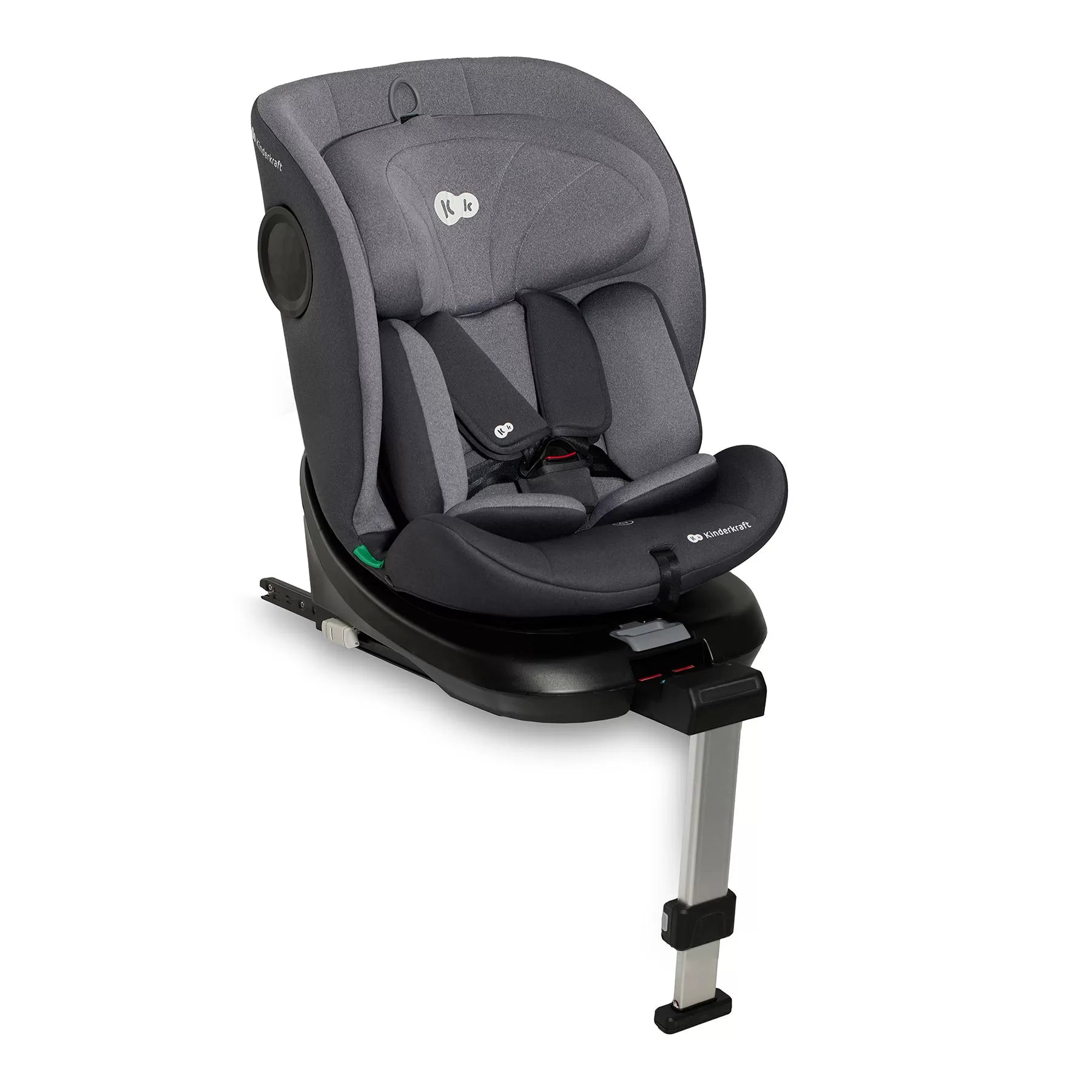 Scaun auto i-size, 40-150 cm, kinderkraft i-360, grey
