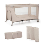 Patut travel kinderkraft joy2, fara accesorii, beige