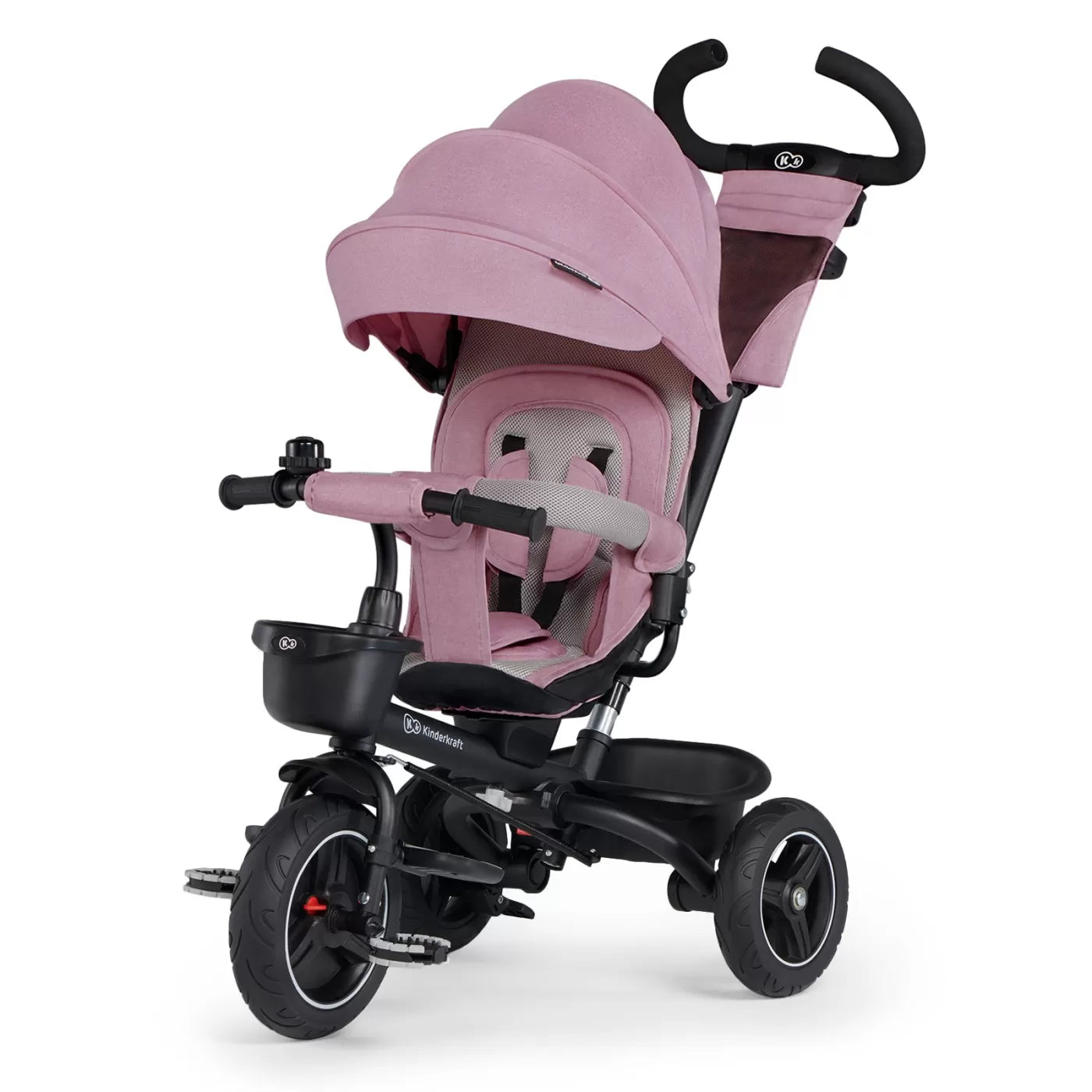 Tricicleta kinderkraft spinstep, pink