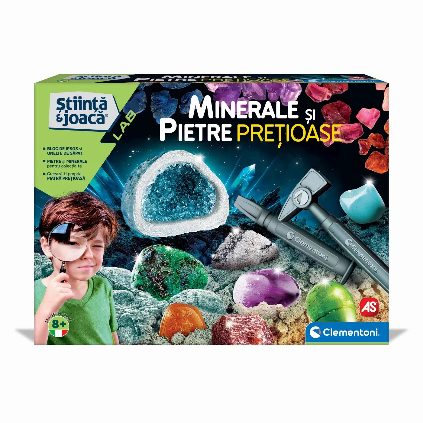 Stiinta si joaca minerale si pietre pretioase 