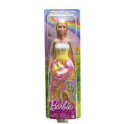 Barbie papusa barbie cu parul blond si galben