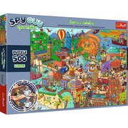 Puzzle trefl 500 spy guy obiecte pierdute in europa