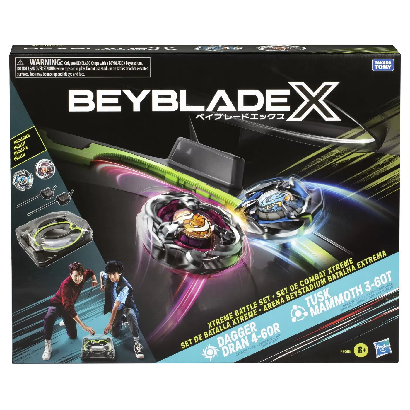 Beyblade x set de lupta xtreme