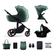 Carucior 3 in 1 kinderkraft prime 2 3in1 mink pro green