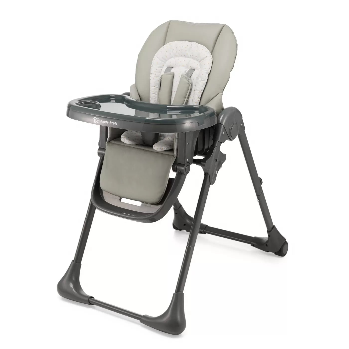 Scaun de masa kinderkraft tummie, pliabil, grey