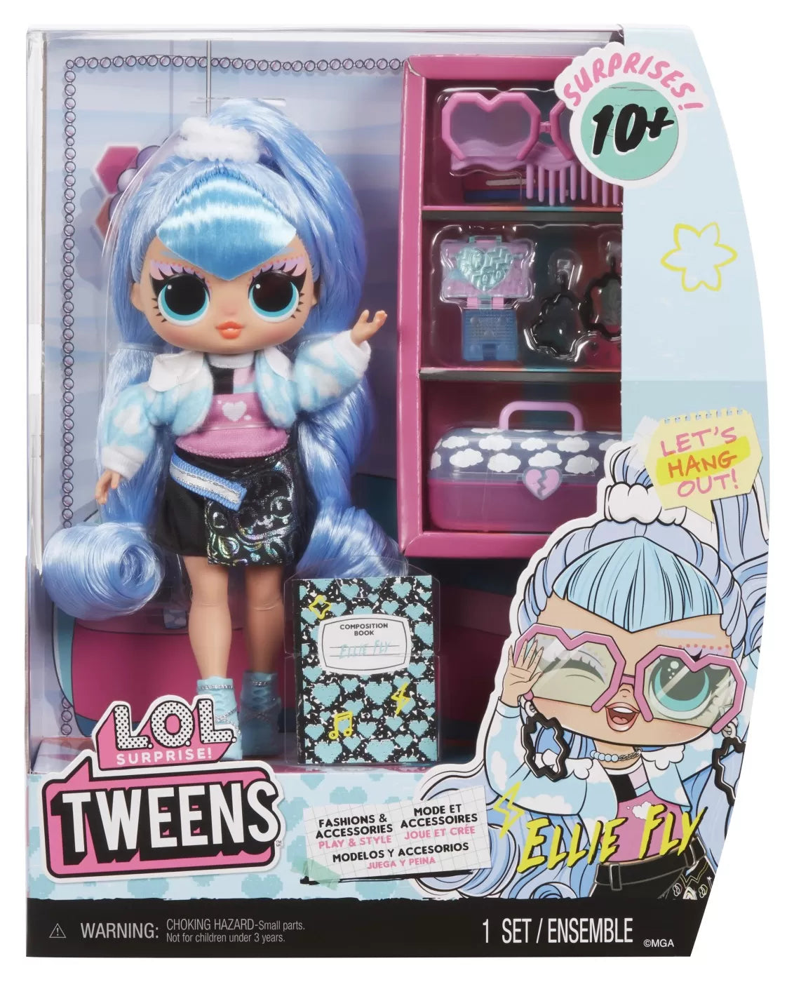 L.o.l. surprise! tweens papusa fashionista ellie fly cu surprize