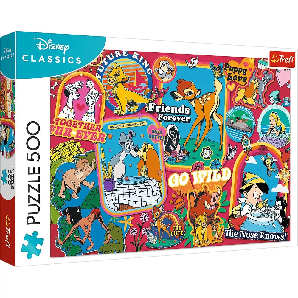 Puzzle trefl 500 lumea disney
