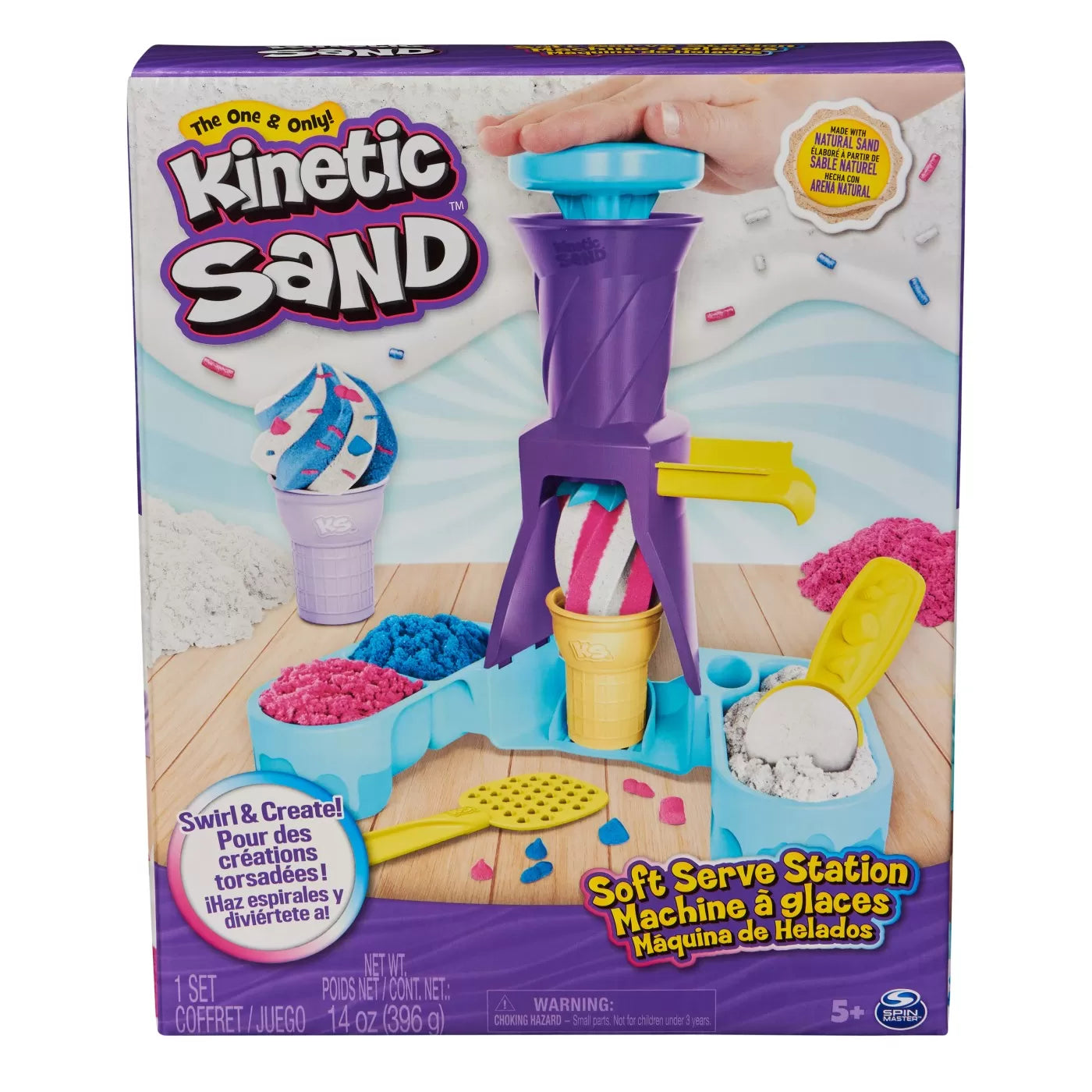 Kinetic sand statia de servire 