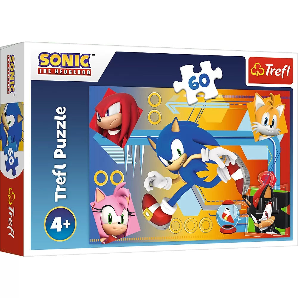 Puzzle trefl 60 sonic in actiune