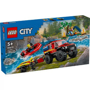 Lego city camion 4x4 si barca de pompieri 60412