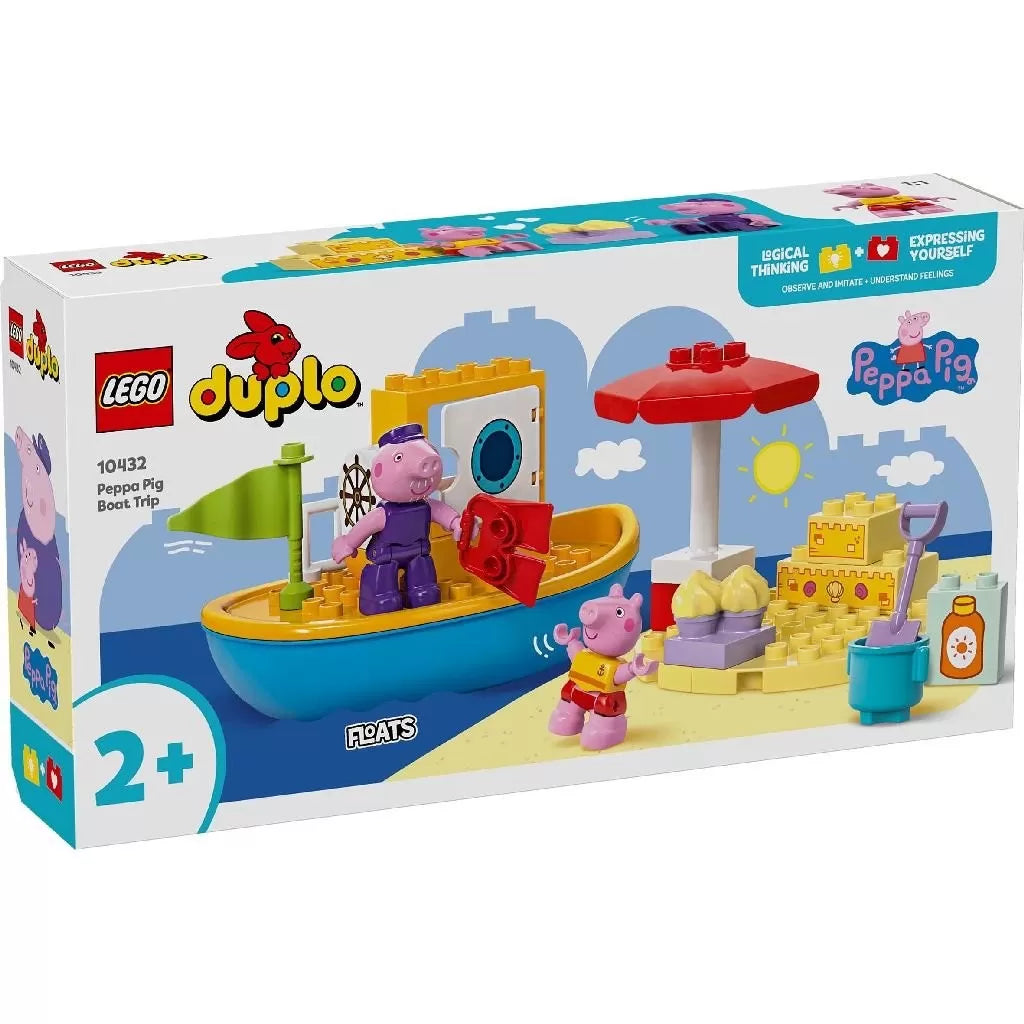 Lego duplo excursia cu barca a purcelusei peppa 10432