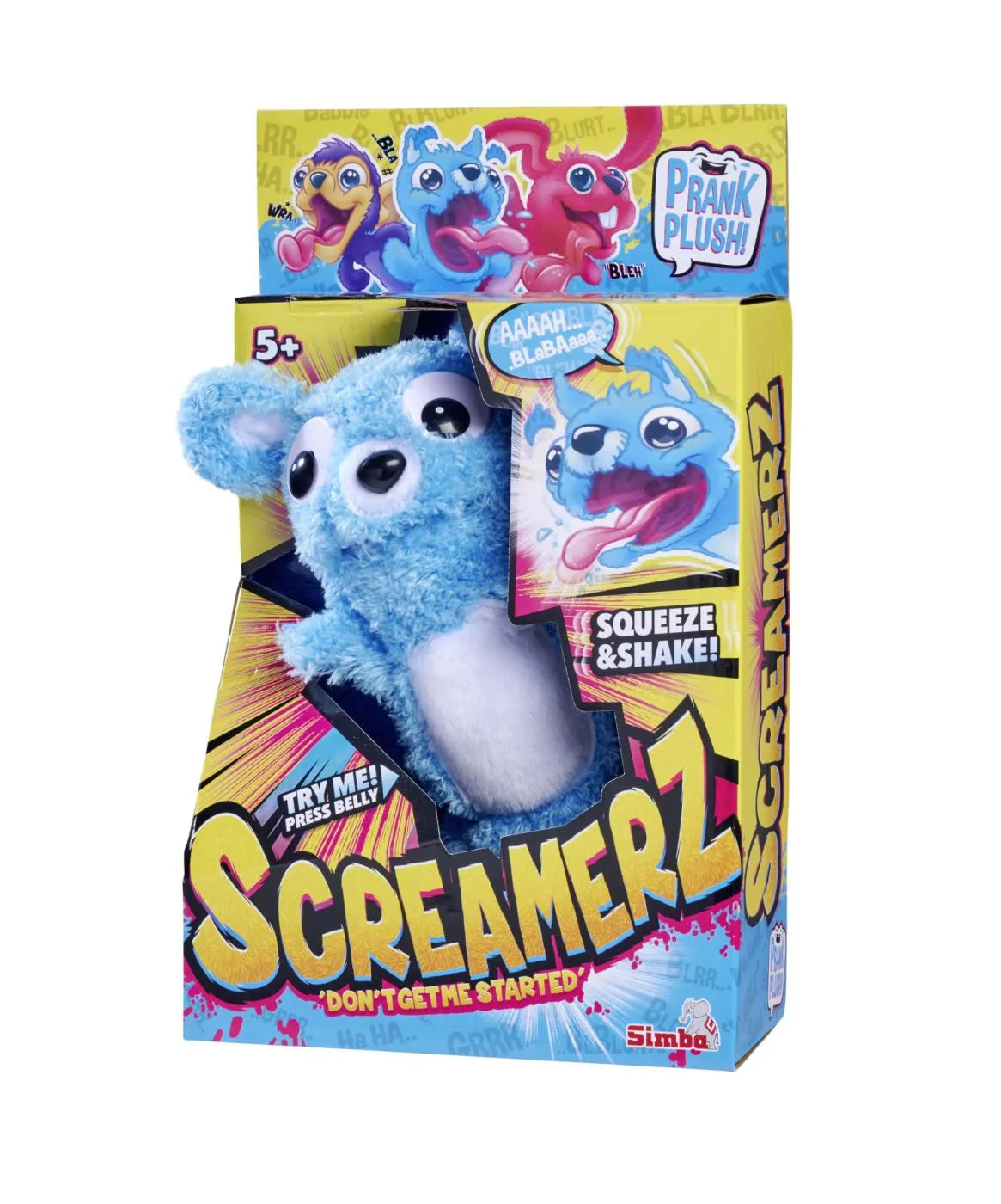 Simba screamerz jucarie plus ursulet albastru