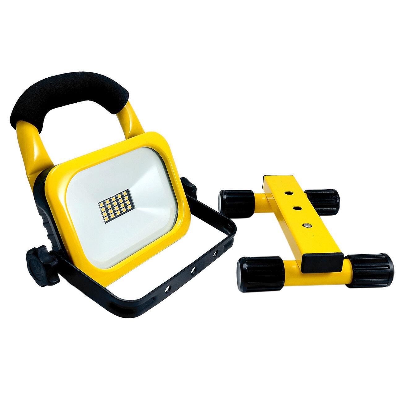 Munkahelyi reflektor, SMD LED, elemmel és fogantyúval, 10 W, 800 lm, IP54, Strend Pro