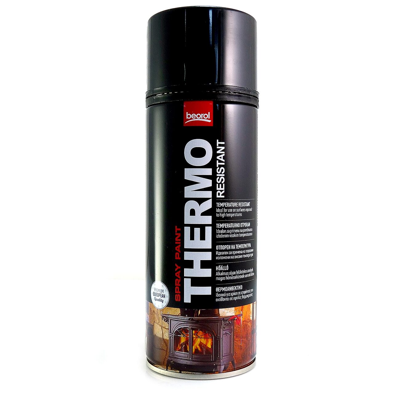 Akril spray festék, 600 fokig hőálló, piros-Red Rosso 400ml