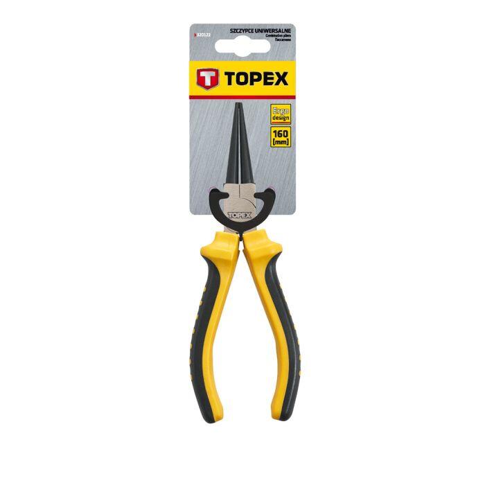 TOPEX kerek csőrű fogó 160 mm