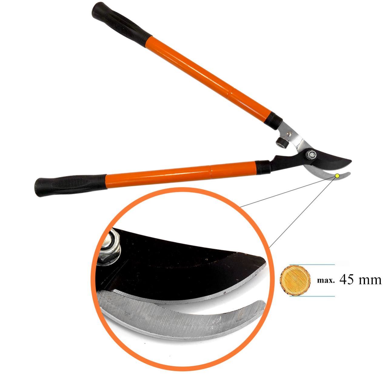 Foarfeca crengi, tip bypass, maner telescopic 65-100 cm, Strend Pro