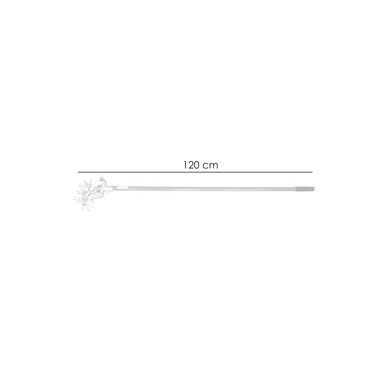 Cultivator manual, coada metal, 3 roti stelate, 120 cm