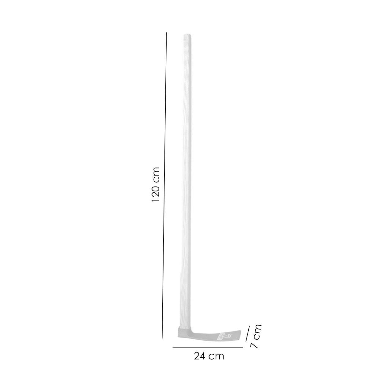 Sapa forjata munte, plata, cu coada lemn, 750 g, 24x7 cm, 120 cm 