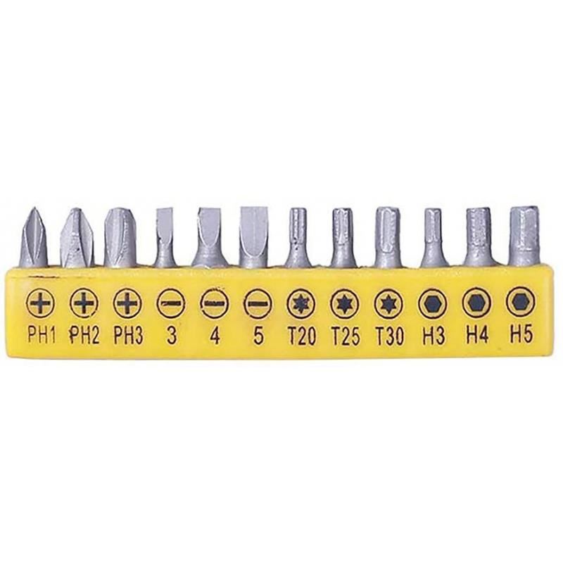 Surubelnita electrica, 3.6 V, Li-ion, 12 varfuri, biti, Strend Pro 