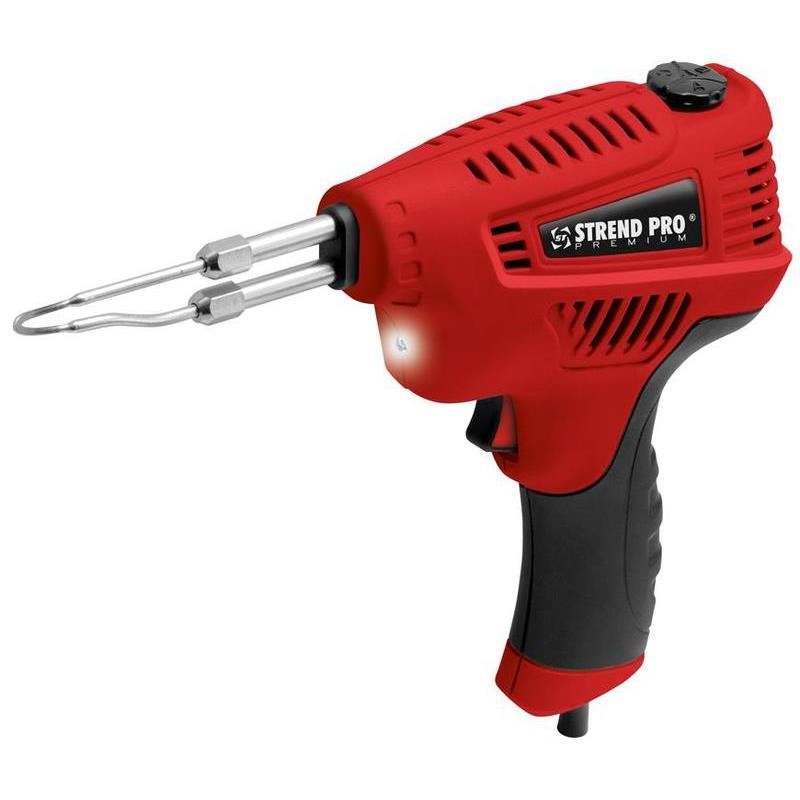 Forrasztópisztoly hőmérséklet-szabályozással, 200 W, Strend Pro