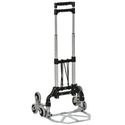 Carucior transport marfa pentru scari, trepte, 6 roti, max 70 kg, 47x47x100 cm