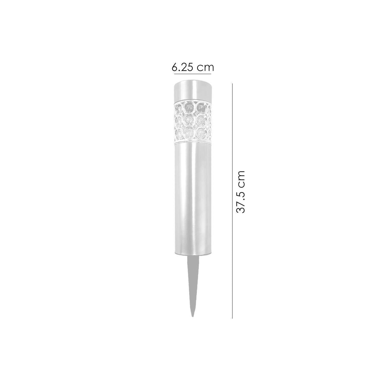 Lampa solara pentru gradina, LED, 6.25x37.5 cm, Wezen