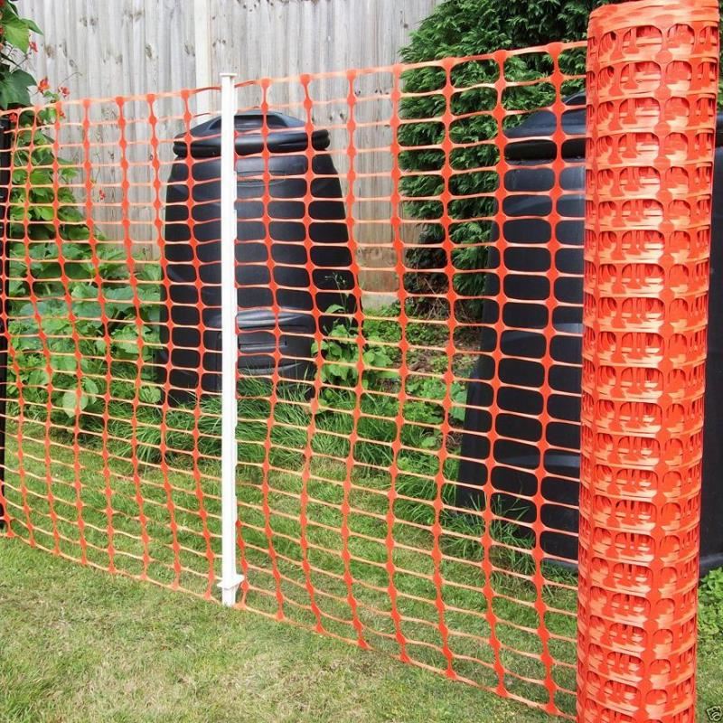 Műanyag biztonsági háló, narancssárga, UV, HDPE, 30x1 m