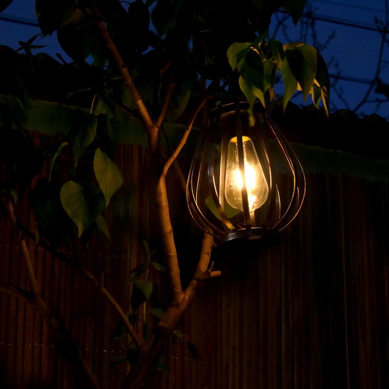 Lampa solara pentru gradina, tip felinar, LED, 18x21 cm, Hadar