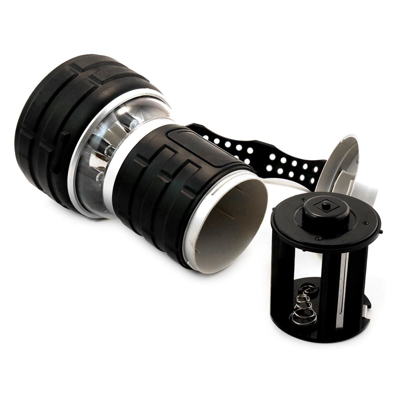 eXlight újratölthető zseblámpa, 12 LED, 3 x D, Strend Pro