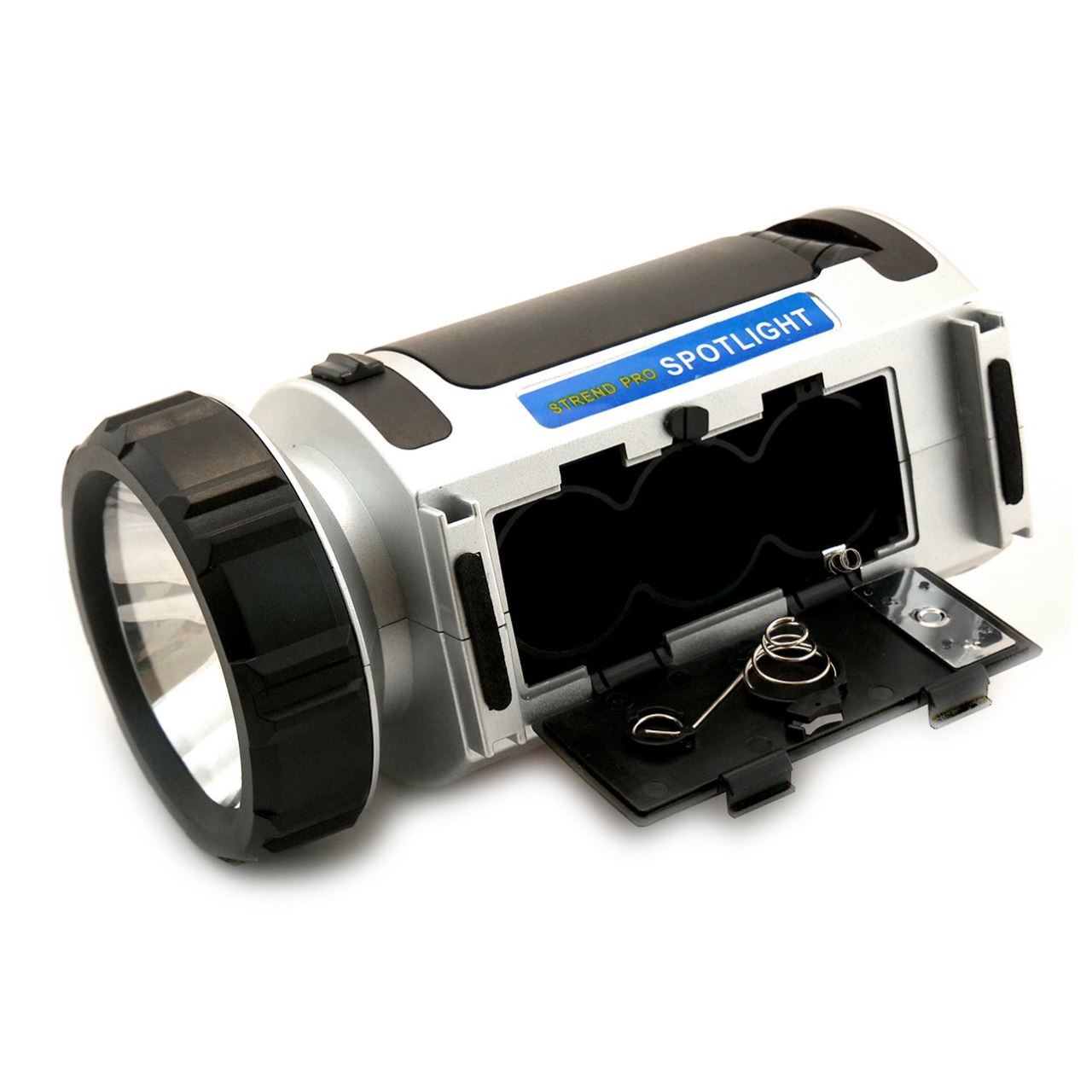 Szuperfényes zseblámpa, 6 db kalap LED, 3 db D, Strend Pro