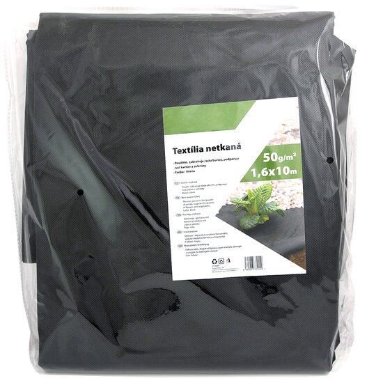 Folie antiburuieni, netesuta, neagra, 50 g/m2, 1.6x10 m