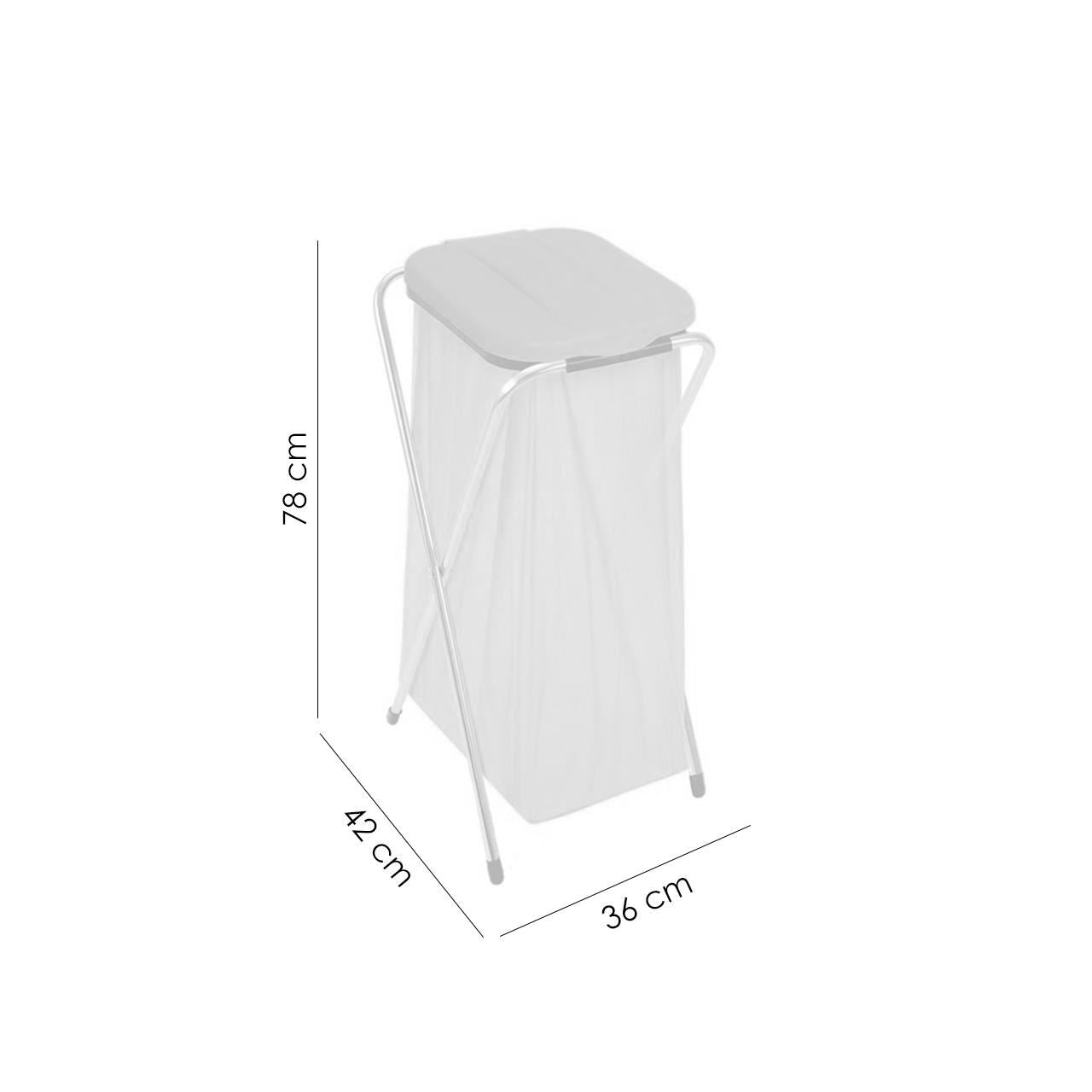 Szemeteszsák tartó 36x42x78 cm ECOFIX, Strend Pro