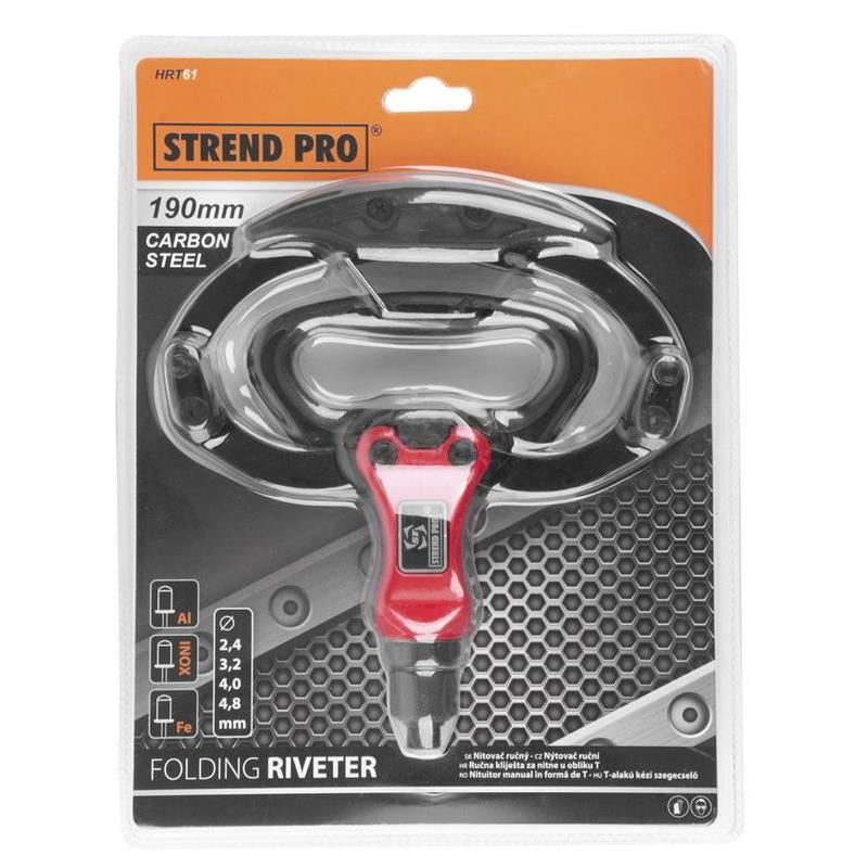 Ergonomikus szegecselőfogó + szegecsek, STREND PRO