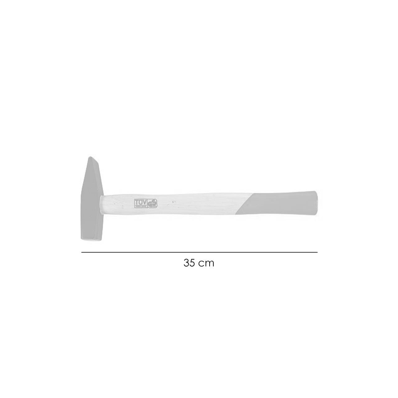 Lakatoskalapács, fa nyéllel, 800 g
