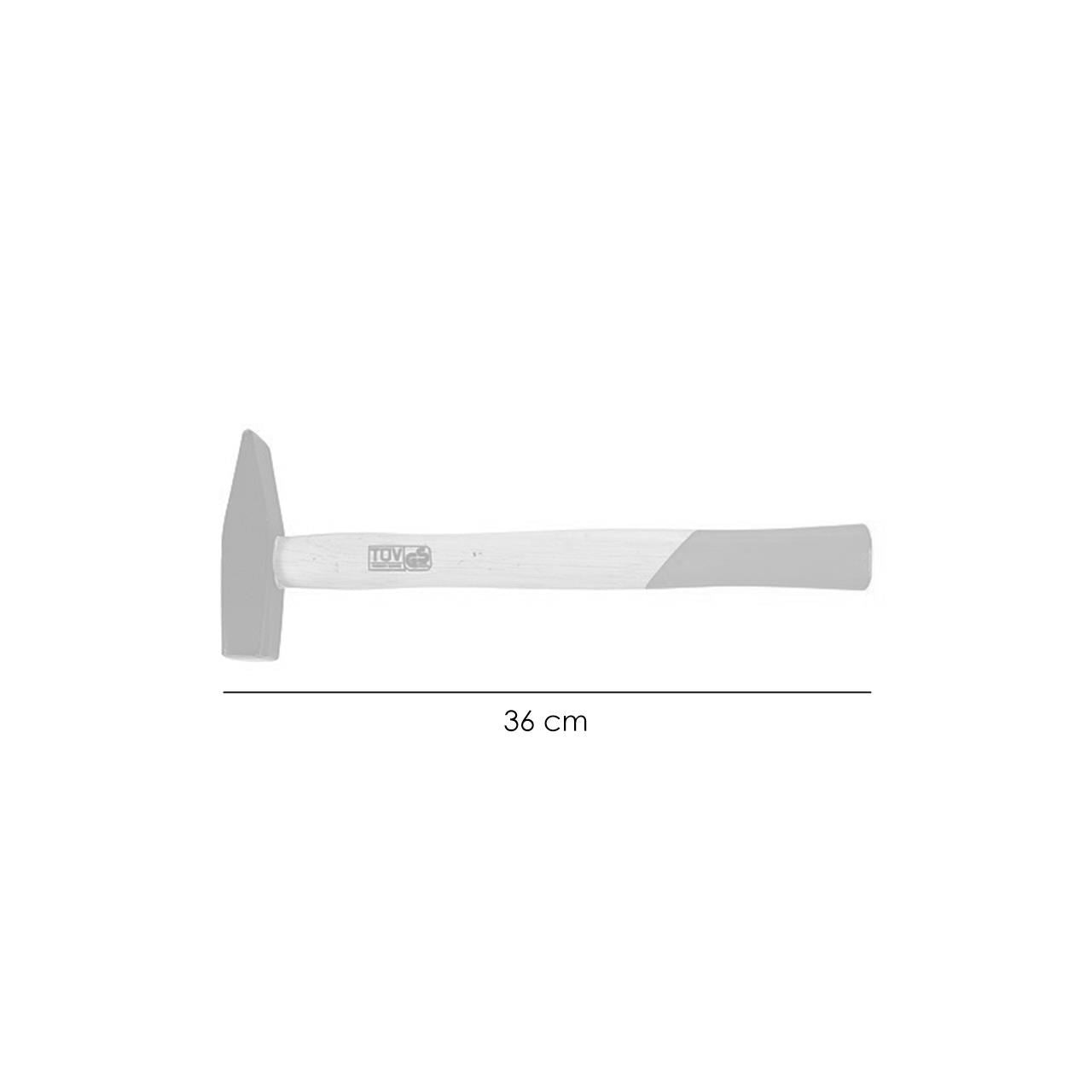 Lakatoskalapács, fa nyéllel, 1 kg