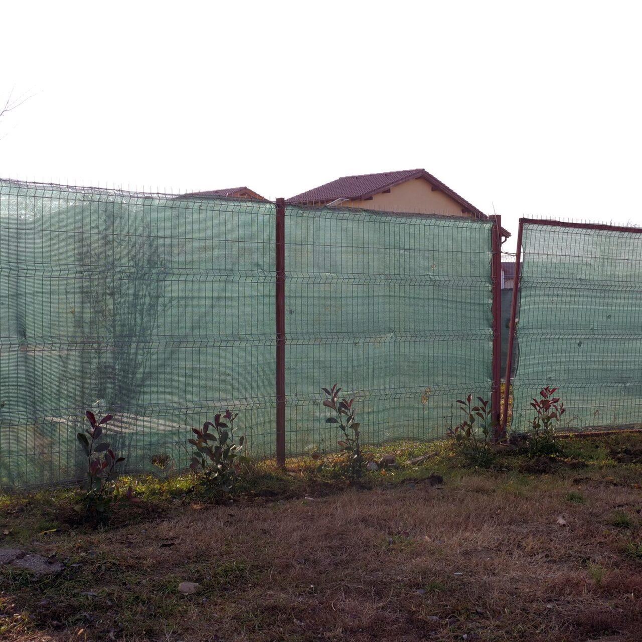 Plasa de umbrire, HDPE, 140 g/mp, grad de umbrire 85%, verde, 25x1.5 m