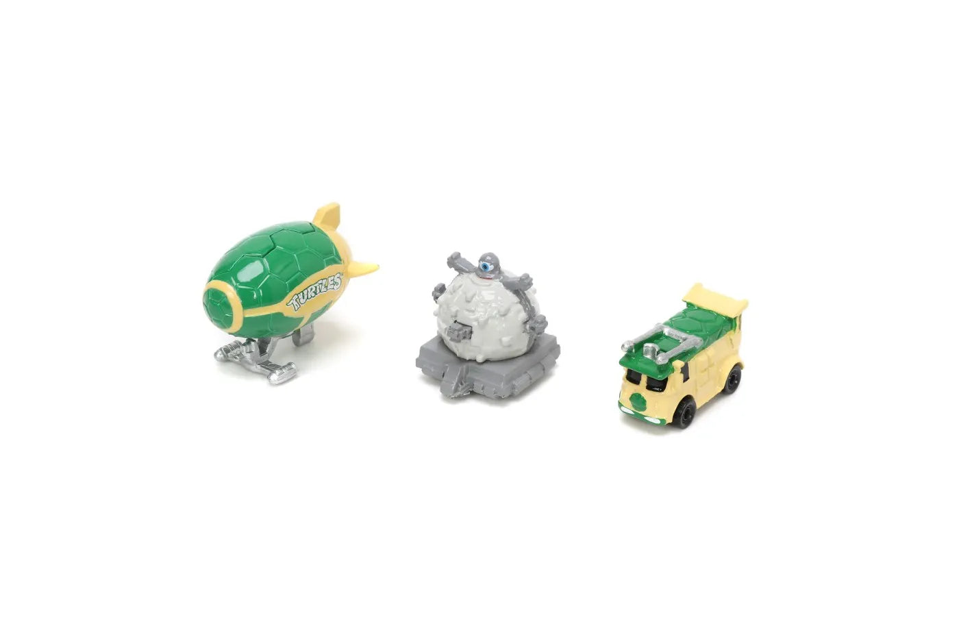 Jada 3 darabos fém autó ninja teknősök 4cm