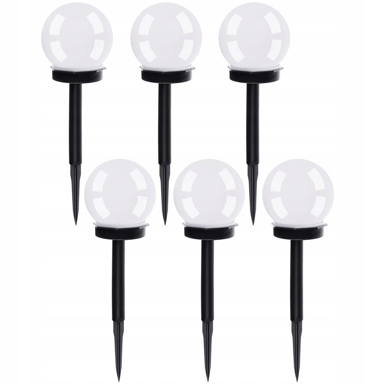 Lampa solara pentru gradina, Gardlov, LED, alb rece, set 6 buc, 9x35 cm