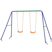 Complex de joaca, 2 leagane, multicolor, 3-8 ani, 269x160x180 cm