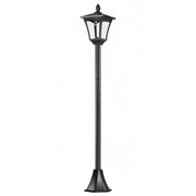 Lampa solara tip felinar pentru gradina, 1 LED, 18x18x160 cm