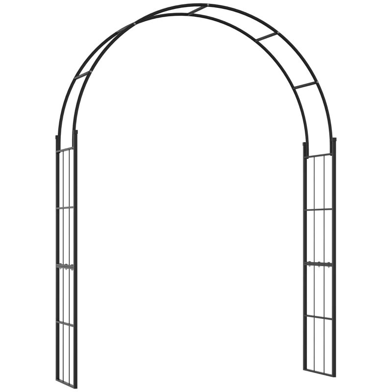 Arcada metalica, pergola, pentru gradina, 153x40x210 cm